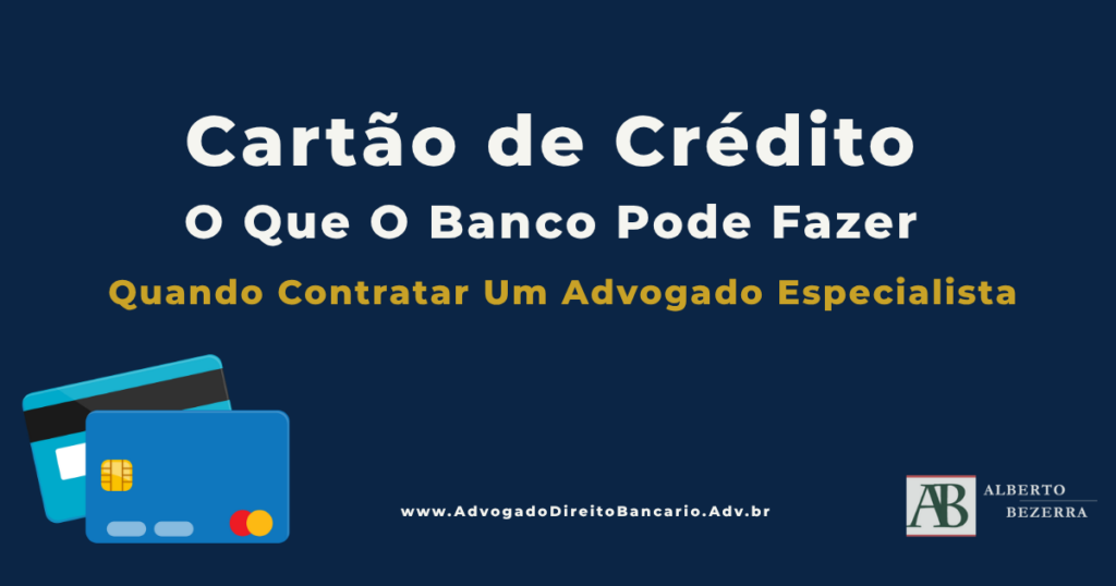 Divida de cartão de crédito pode bloquear conta